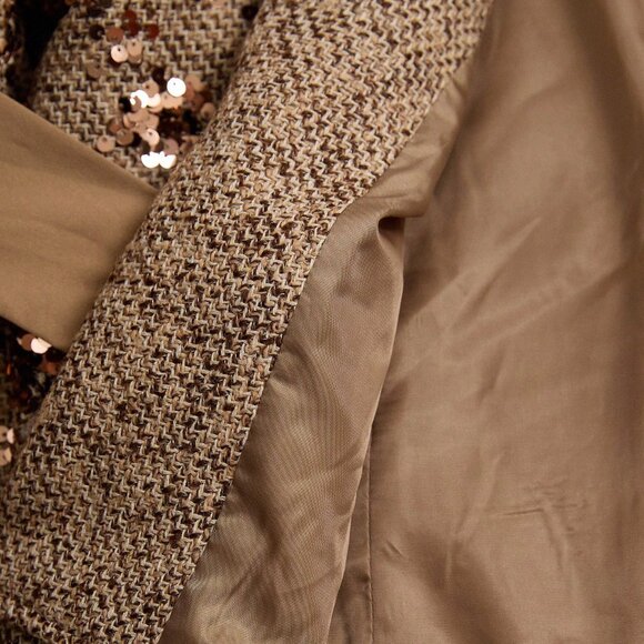 Multicolor Party Women's Tweed Short Jacket - Picture 6 of 6